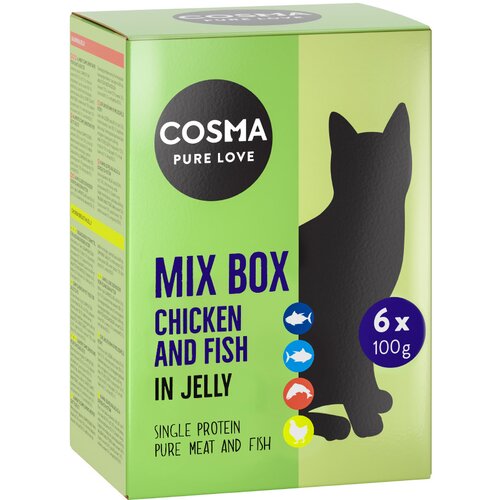  Varčno pakiranje Cosma Original v želatini vrečke 24 x 100 g  - Miks 4 sorte Cijene