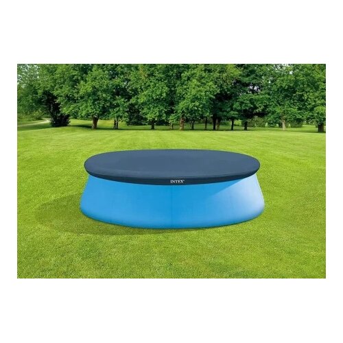 Intex 2.44m x 30cm easy set pool cover ( 28020 ) Slike