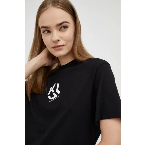 KARL LAGERFELD JEANS Majica za žene, boja: crna
