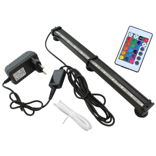  Led RGB fluorescentna svjetiljka za akvarije 28cm + kontroler Slike