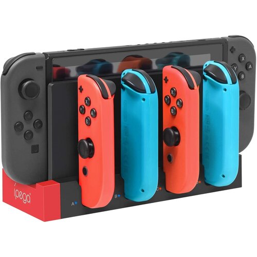 Ipega polnilna postaja za &amp;scaron;tiri Joy-Con kontrolerje za Nintendo Switch Slike