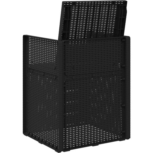  Vrtne stolice za blagovanje 2 pcs Antracit PP Slike