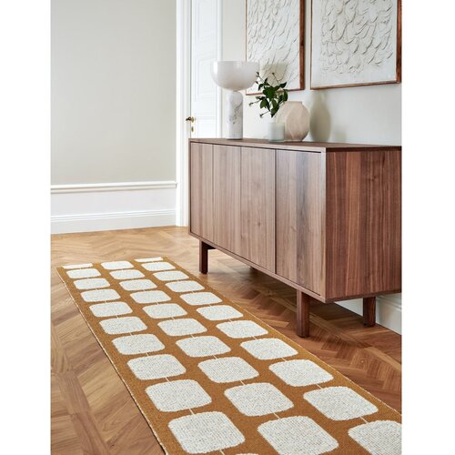Pappelina Oker rumena/kremno bela notranja in zunanja preproga 70x100 cm Sten Ochre &amp;ndash; Slike