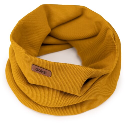 DOKE Bavlněn&amp;yacute; n&amp;aacute;krčn&amp;iacute;k organic brown Slike