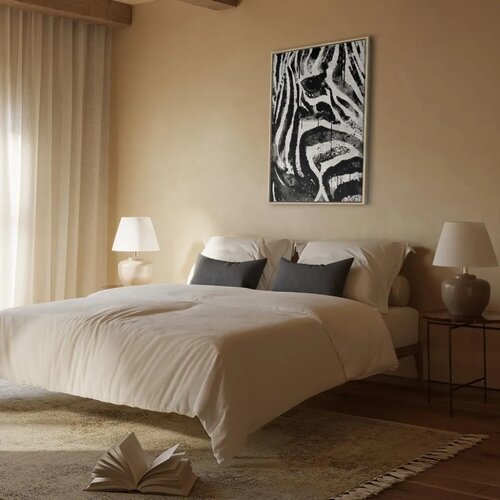  Slika - Striped Nature (1 Part) Vertical 60x90 U prirodnom drvenom okviru Slike