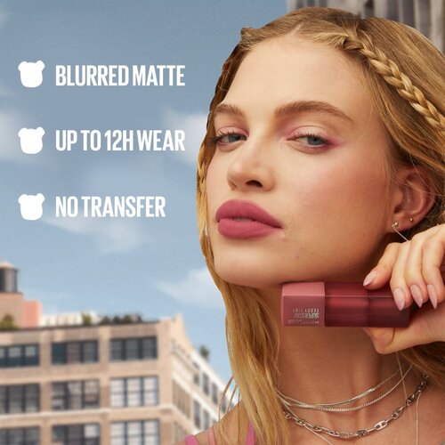 Maybelline Teddy Tint dolgoobstojna &amp;scaron;minka z mat učinkom odtenek 30 Coquettish 5 ml Slike