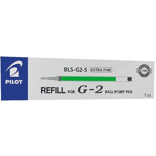 Pilot Vložek (polnilo) za gel pisalo BLS-G2-5 (zelena) Slike