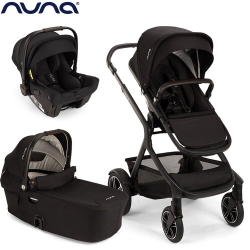Nuna® otro&scaron;ki voziček 3v1 demi&trade; next z rolko + pipa&trade; urbn caviar Cene