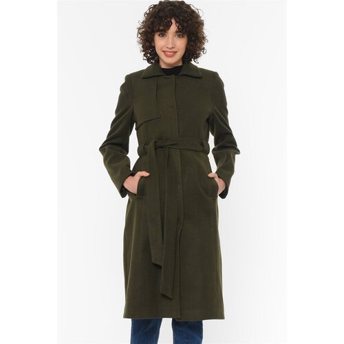 Dewberry Z6570 WOMEN'S COAT-KHAKI Cene