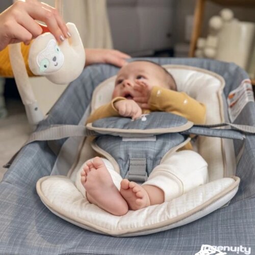 Kids II ingenuity lezaljka happy belly parker 0-6m ( masazno sediste) ( SKU16853 ) Slike