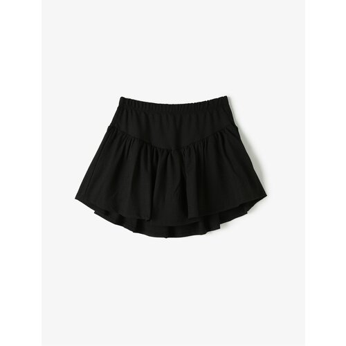 Koton Shorts Skirt Textured Pleated Cene
