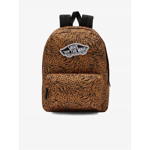 Vans Black-brown women&amp;#039;s patterned backpack - Women Slike