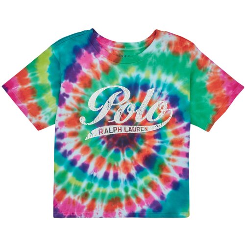 Polo Ralph Lauren CROP TEE-KNIT SHIRTS-T-SHIRT Multicolour Slike