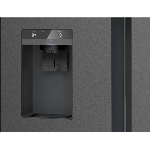 Siemens KF96DAXEA iQ500 Stran ob strani Multi Door, trda voda, Black Steel, Home Connect Slike