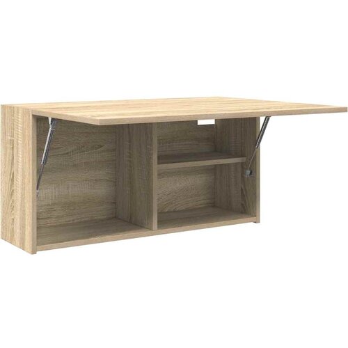  Kupaonski zidni ormarić sonoma hrast 80x25x40 cm izrađeno drvo Slike