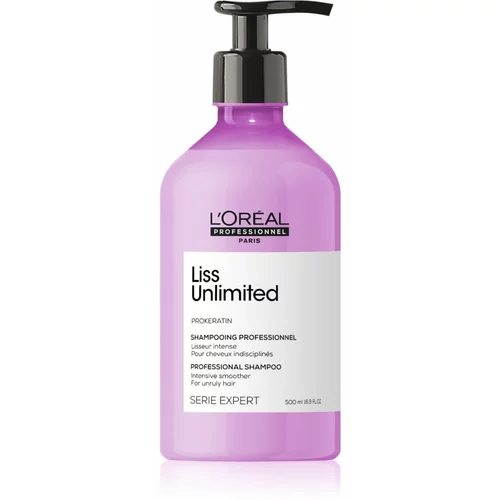 L´Oréal Paris Serie Expert Liss Unlimited gladilni šampon za neobvladljive lase 500 ml