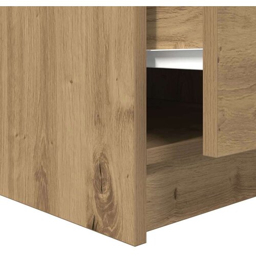 vidaXL stol za kavu s ladicama artisan hrast 100x100x40 cm Cijene