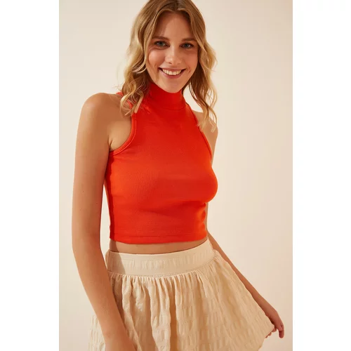 Happiness İstanbul Blouse - Orange - Fitted