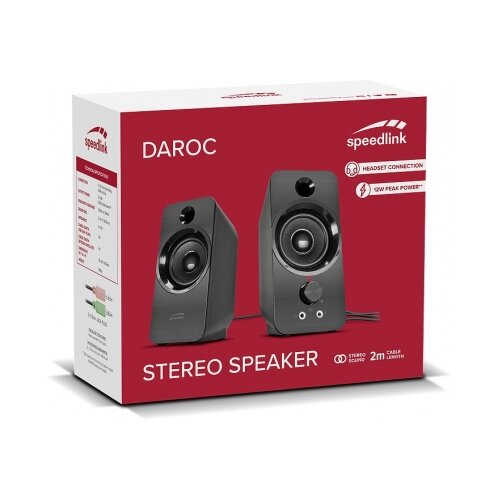 Speedlink SL-810005-BK 2.0 pc zvučnik usb 6 w crna Slike