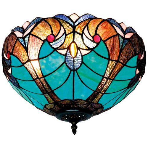 Brilagi Tiffany vitražna plafonska lampa CORAL 2xE27/60W/230V, prečnik 40 cm Cene