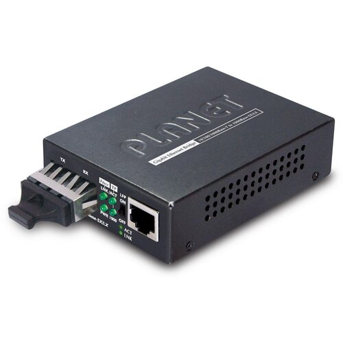 Planet GT-802 network media converter 1000 Mbit /s 850 nm Black Slike