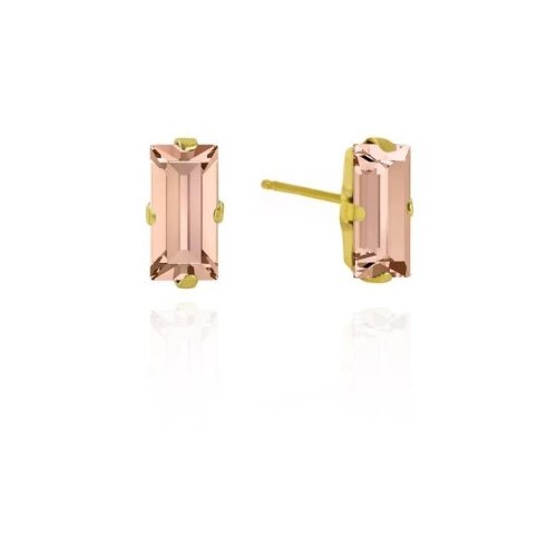 Victoria Cruz macedonia light peach gold mindjuše sa swarovski kristalom ( a3661-63dt ) Cene