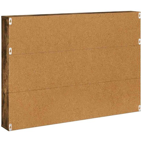  Polica za časopise Zidne 2 pcs Dimljeni hrast 100 x 12 x 70 cm Slike