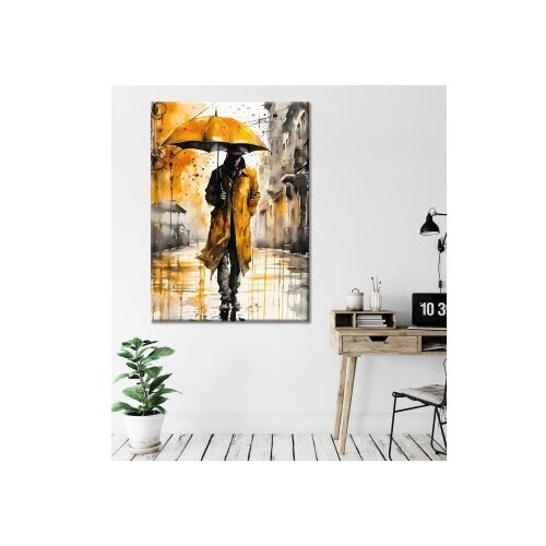 WALLXPERT Dekorativna slika na platnu, 70x100cm, Šareno Cene