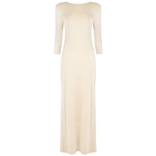 Rinascimento Dolge obleke CFC0127085003 Bež Slike