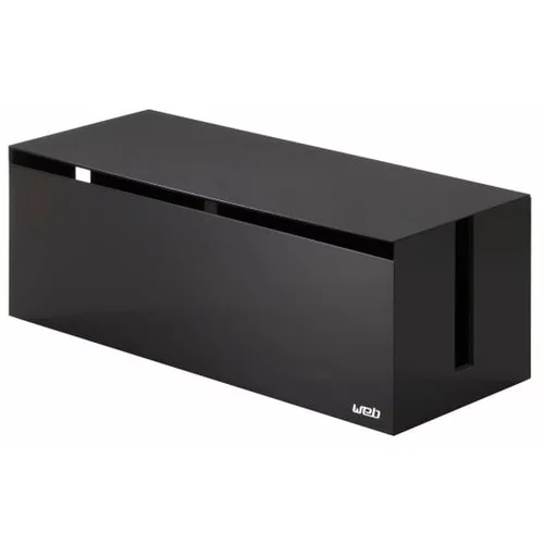 YAMAZAKI crno-smeđa kutija za punjače Web Cable Box