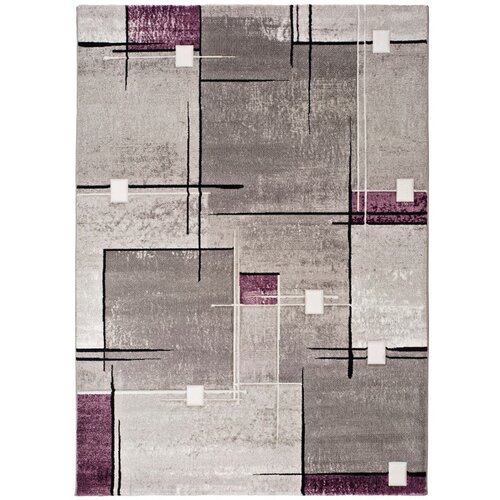 Universal Sivo-vijolična preproga Detroit, 80 x 150 cm Slike