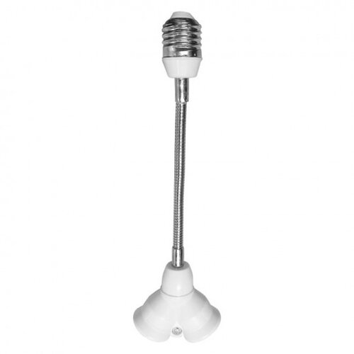 VIRONE Grlo beli sijalično adapter sa vratom 2xE27 LH/E27/2XE27-16 Slike
