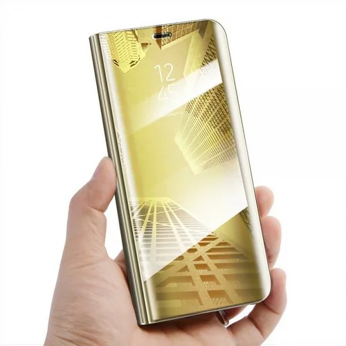 Onasi Clear View za Samsung Galaxy A7 2018 A750 - zlata