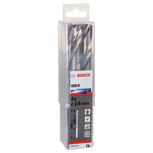 Bosch 2608585593 burgija za metal HSS-G, DIN 338 14 x 108 x 160 mm, 1 komad ( 2608585593. ) Cene