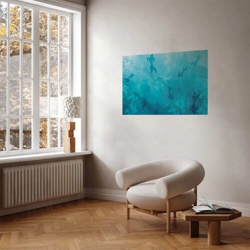  Plakat - Japanese Pond 60x40 Bez okvira Slike