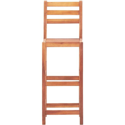  Barske stolice 4 kom od masivnog bagremovog drva Slike