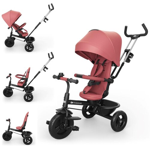 Kinderkraft Tricikl Aston 2 Plus, Pink Cijene