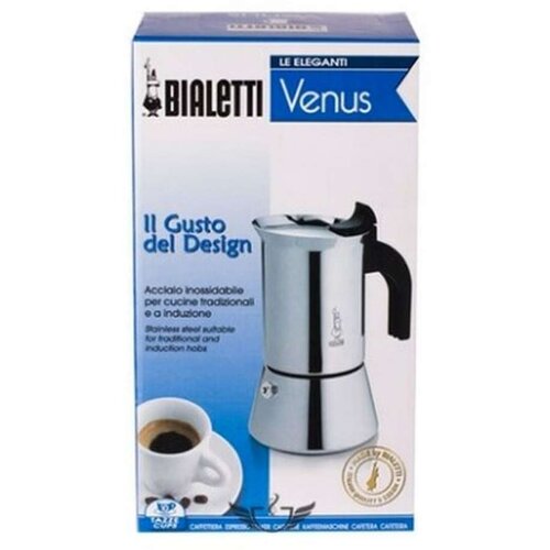  Talijanska Moka za Kavu Bialetti New Venus Srebrna Drvo Nehrđajući Čelik 240 ml 6 &amp;Scaron;alice Slike
