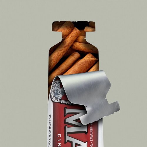 Marvis Cinnamon Mint zobna pasta 85 ml Slike