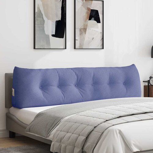 vidaXL Poglavni vzglavnik Jeans modra 180 x 24 x 50 cm blago Cene