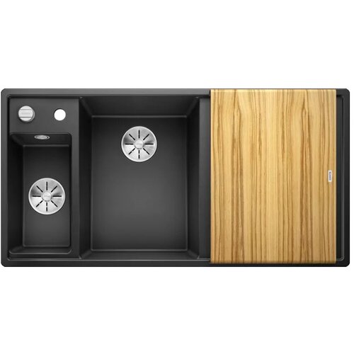 Blanco AXIA III 6 S P.C. Silgranit PuraDur sudopera 1000x510mm crna 525851 gratis visenamenska inox posudica drvena daska Cene