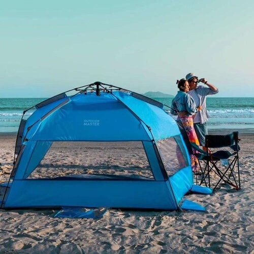 Outdoor Master &Scaron;otor za na plažo Pop - Up, moder Cene
