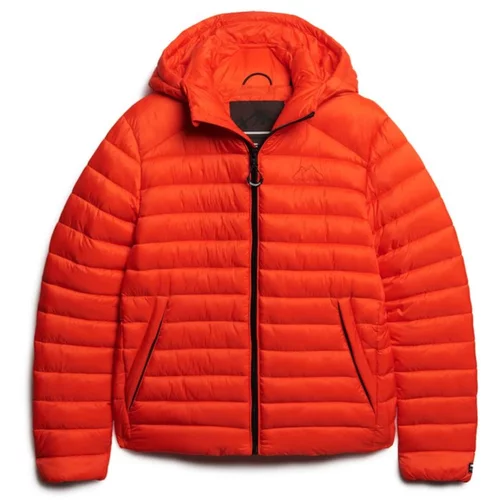 Superdry Tehnička jakna 'Fuji' neonsko narančasta / crna