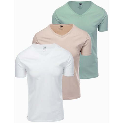 Ombre Men's plain t-shirt - mix 3 Cene