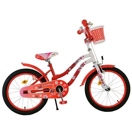Volare dječji bicikl Lovely 18&Prime; crveno-bijele boje Cijene