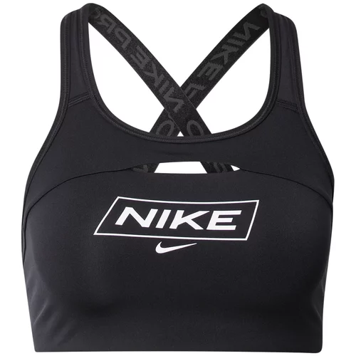 Nike Športni nederček črna / bela