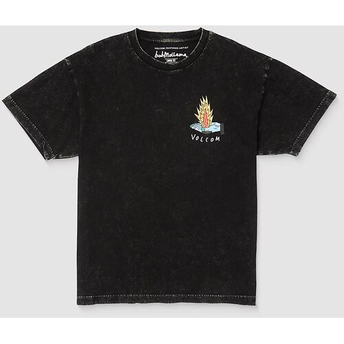 Volcom Bb Fa Bob M 1 Lse T-shirt washed black Slike