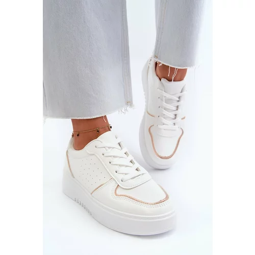 Kesi Women's Platform Sneakers White Tessama