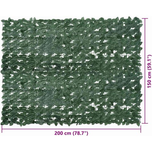  zaslon s tamnozelenim li&amp;scaron;ćem 200 x 150 cm Slike