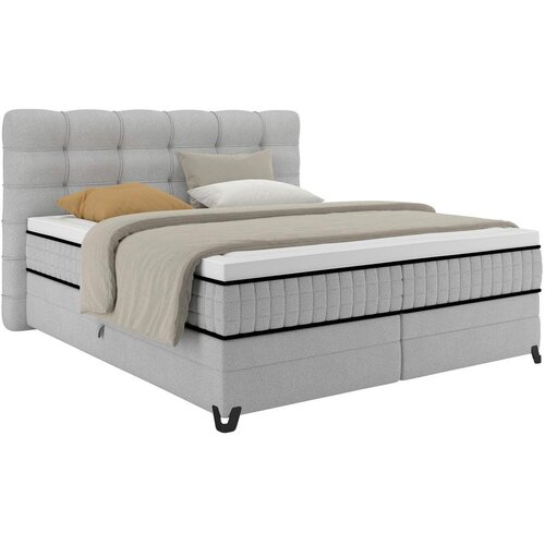 Premium Living Postelja Boxspring Carmen C, Svetlo Siva, 180x200 Slike